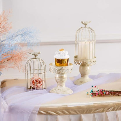 Birdcage Candle Holder Decorative Bird Cages - Image 7