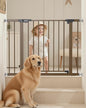 29.5-40.5" Baby Gate for Stairs, Dog Gate for Doorways, Walk Thru Auto Close by PLZOIT-Baby