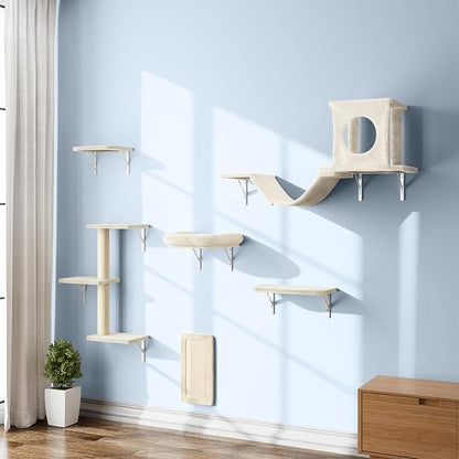 NUNU LAB Wall Mounted Cat Furniture Set by NUNULAB