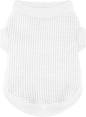 Cozy and Functional Dog Shirts for Small Puppies: Stretchable White Attire by Paiaite