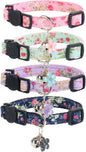 Yizepet Cat Collars with Bells, Breakaway Kitten Collar, Cute Kitty Collar by Yizepet