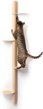 68" Tall Wall-Mounted Cat Tree – Modern Space-Saving Cat Shelf by xympo