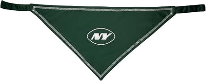 Pets First NFL New York Jets TIE Bandana, Size Small/Medium. Dog Bandana Scarf - Image 2