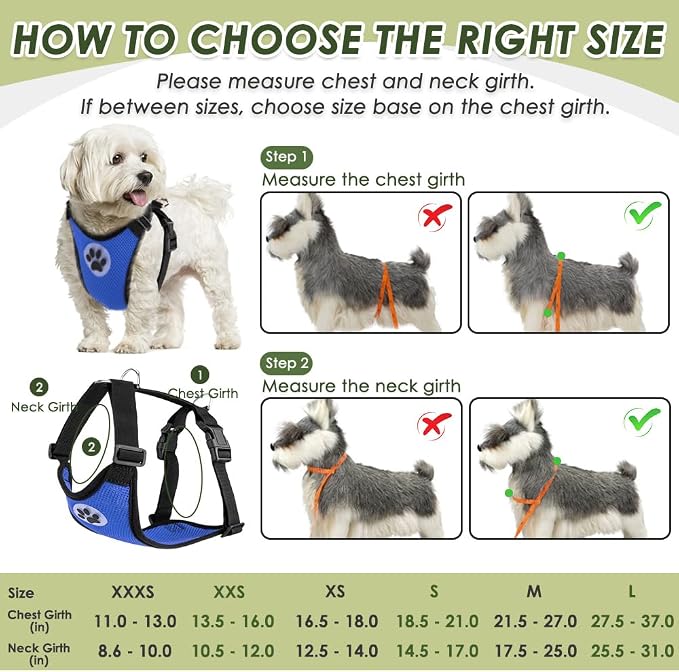 SlowTon Dog Seat Belt Harness for Car, Dog Car Harness Adjustable Mesh - Image 6