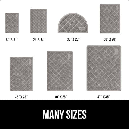 GORILLA GRIP Cat Litter Box Mat, 35x23 2 Pack, Water Resistant, US Designed - Image 6