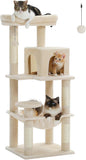 Cat Tree for Indoor Cats, 45.7" Multi-Level Cat Tower by MUTTROS