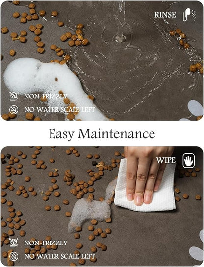 Pet Feeding Mat-Absorbent Dog Mat - Image 3
