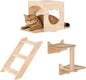 Cat Wall Shelves Set – Wall Mounted Cat Furniture by MIUZMORE