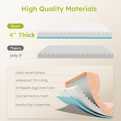 Jumbo Dog Bed for Extra Large Dogs, Orthopedic Dog Bed - Image 3