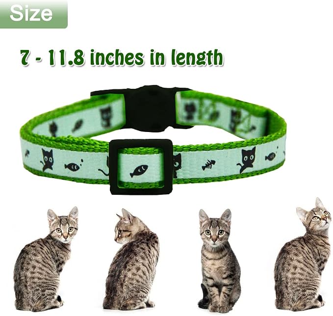 2 Pack Glow in The Dark Cat Collar - Image 3