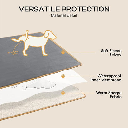 Luciphia Waterproof Pet Blanket, Liquid Pee Proof Dog Blanket - Image 4