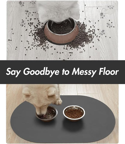 Absorbent Dog Food Mat-Dog Mat for Food and Water Bowl, Quick Dry Pet Food Mat - Image 3