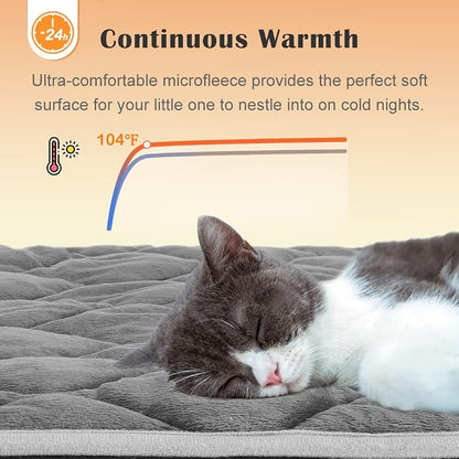 ULIGOTA Self Warming Cat Bed Self Heating Cat Mat Thermal Pet Bed Mat - Image 3