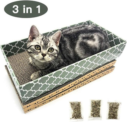 Cat Scratcher Cardboard Scratching Pads Scratch Lounge Bed - Image 5