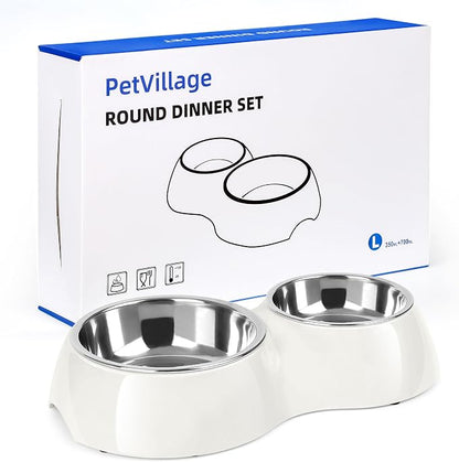 Elevated Dog Bowls Set by Petvillage