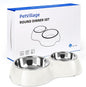 Elevated Dog Bowls Set by Petvillage