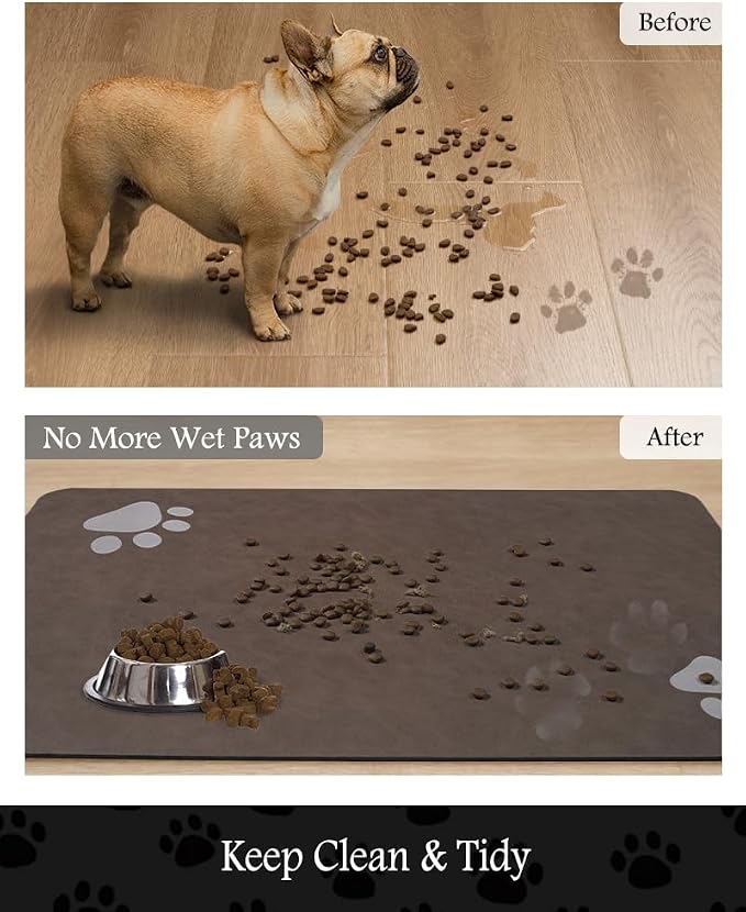 Pet Feeding Mat-Absorbent Dog Mat - Image 2