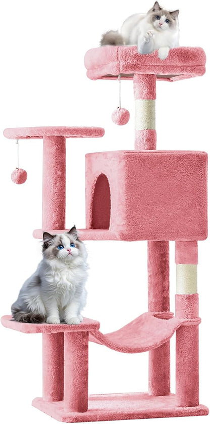 Sweetcrispy 44 inch Cat Tree Tower, Small Cat Climbing Tower by Sweetcrispy