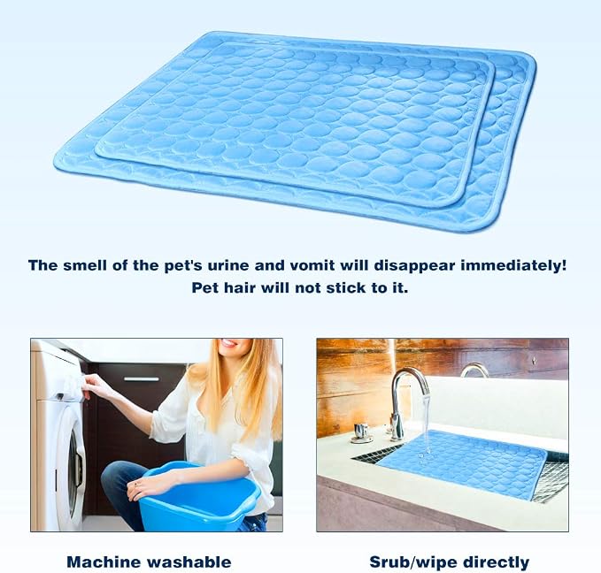 Washable Dog Ice Silk Self Cooling Mat - Image 3