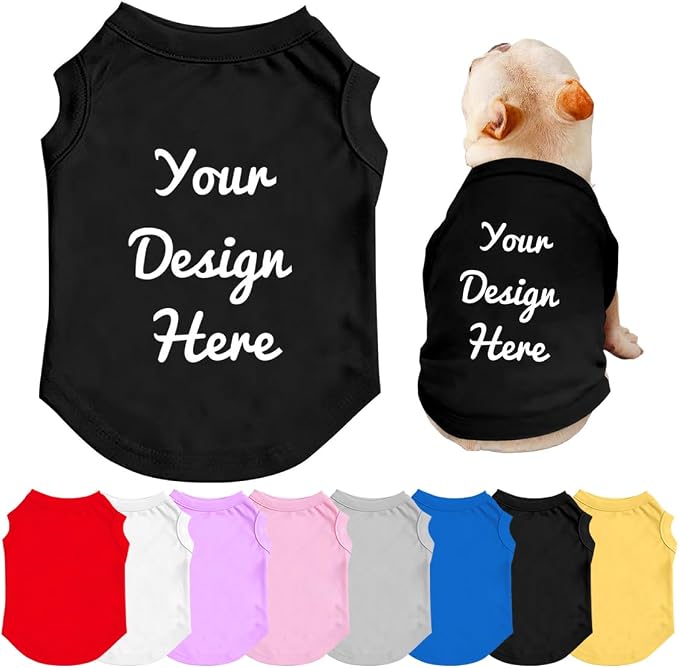 Personalized Dog Shirt Design Your Own Add Photo Text Logo Name Summer by Mynvzrk