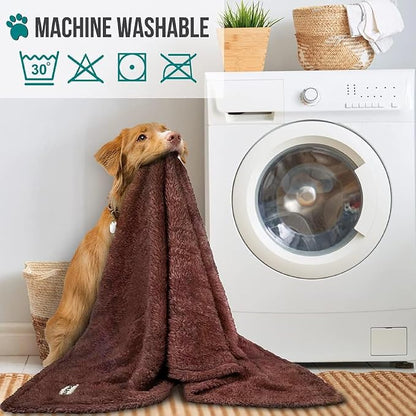 PetAmi Dog Blanket for Large Dogs, Calming Pet Throw for Bed, Washable Sofa - Image 6