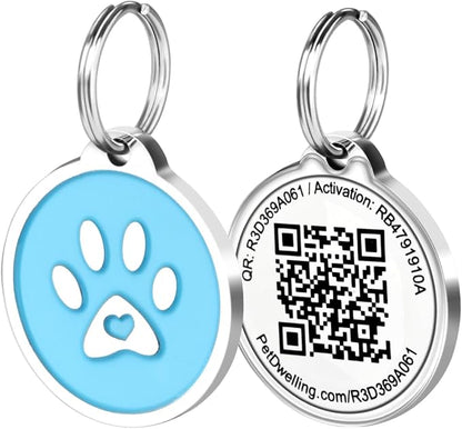 Pet Dwelling QR Code Pet ID Tag – Smart Dog & Cat ID Tags by PetDwellingSmartQRPetIDTags