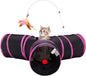 Tempcore Pet Tube Toys 3 Way Collapsible, Cat Tunnels by Tempcore