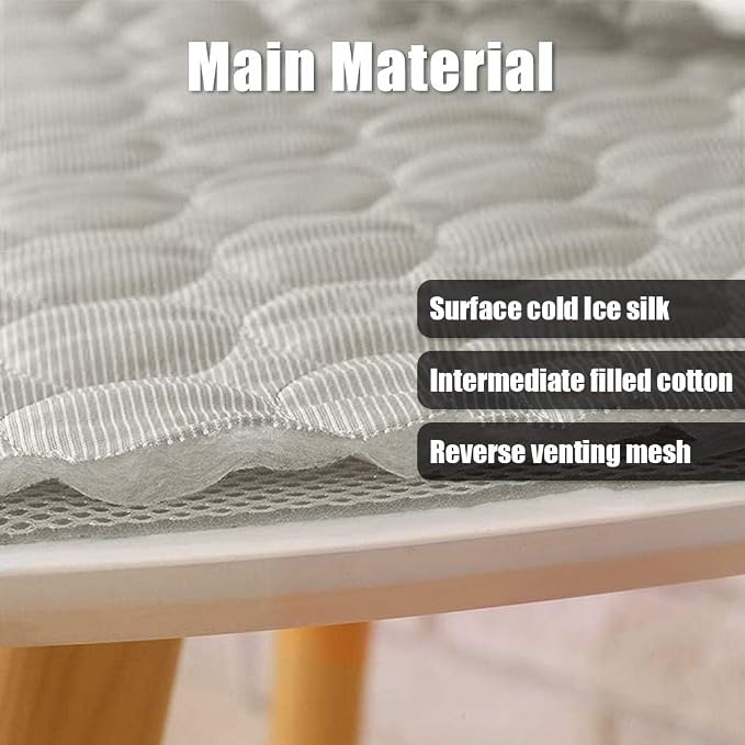 Cooling Mat for Dog Puppy Cat Washable Cooling Pad, Reusable Ice Silk Dog Self - Image 2