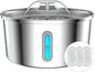 Cat Water Fountain Stainless Steel, 0.8gal/108oz Pet Water Fountain, 3 by Lawfery