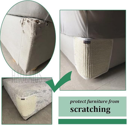 HAOZAIKEJI Cat Scratcher Mat Sofa Protector Natural Sisal Cat Scratching Mat - Image 2