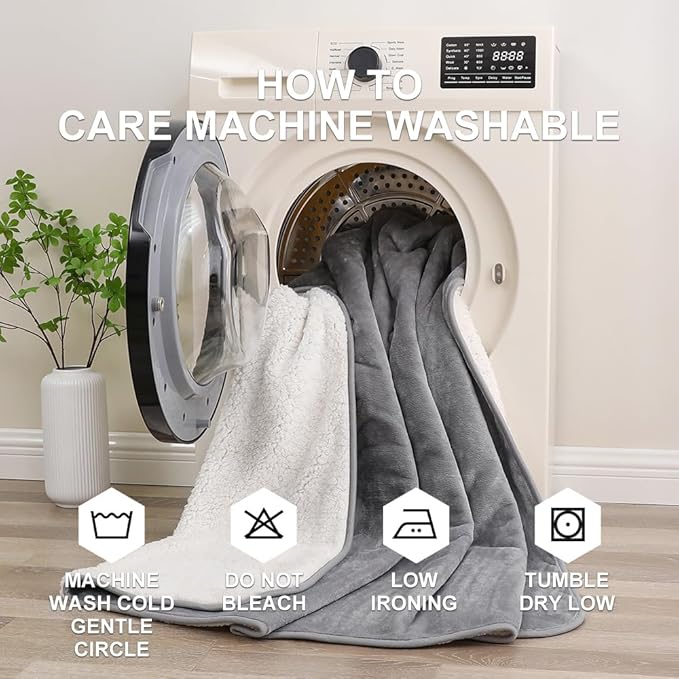 Waterproof Blanket for Pets – Ideal for Couch & Bed Splash Proof Sherpa Throw - Image 6