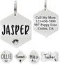 Ultra Joys Custom Personalized Hexagon Dog ID Tag by UltraJoys