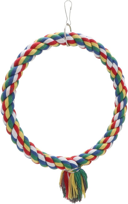 Bird Rope Swing Colorful Perch Climbing Toy - Image 5