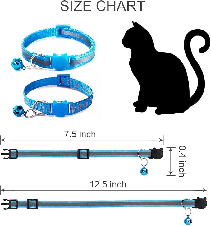 Blue Break Away Cat Collar - Image 5