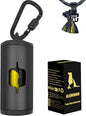 Metal Dog Poop Bag Holder w/Leash Clip|Durable Scratch-Resistant Aluminum|15 by SHAOUMAN