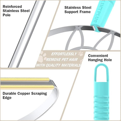Ultra & Pro LINTPLUS Combo: 50" Stand-Up Carpet Rake - Image 6