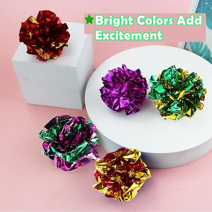 Original Mylar Crinkle Balls Cat Toys - Image 4