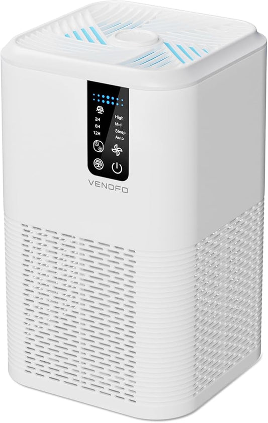 Air Purifiers for Home, H13 HEPA Large Room Up to 1750ft², 3-in-1 Filter by VENDFO