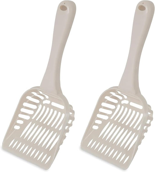 Petmate Litter Scoop for Cats, Jumbo Size, Bleached Linen by Petmate