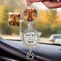 Custom Pet Photo Car Charm, Personalized Pet Memorial Rearview Charm, Paw by Unknown