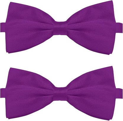 KOOLMOX Purple Dog Bow Ties Large Dogs, Adjustable Dog Collar Bow Tie by Koolmox