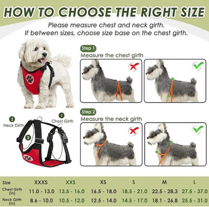 SlowTon Dog Seat Belt Harness for Car, Dog Car Harness Adjustable Mesh - Image 5
