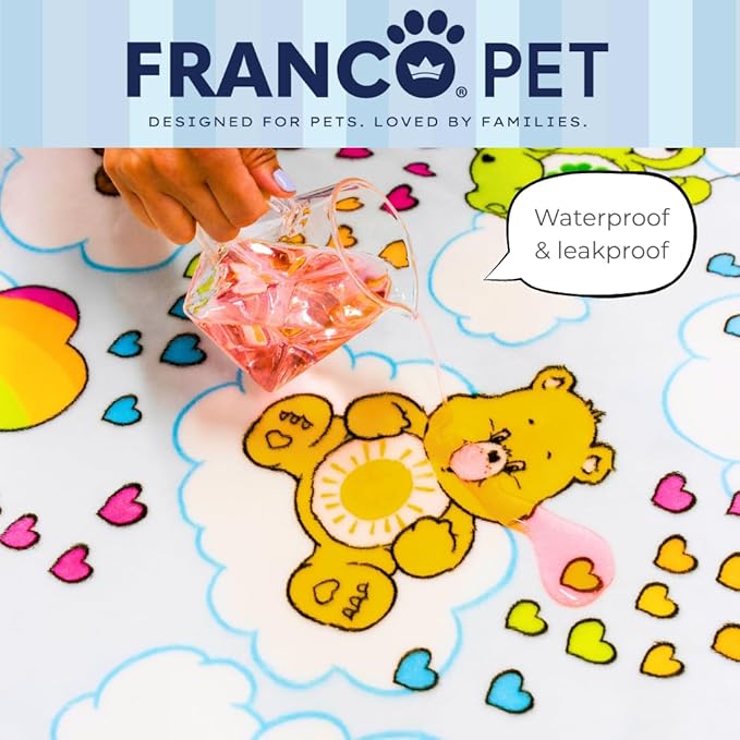 Franco Pet Care Bears Super Soft Cozy Waterproof Sherpa-Backed Blanket Throw - Image 4
