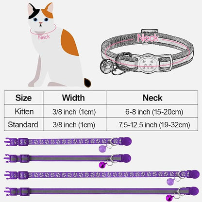 Taglory Reflective Cat Collar Breakaway - Image 6