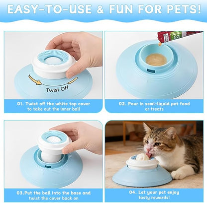 2026 New Lick Sphere Dog, Anxieties Relief Slow Feeder Dog Lick Ball Treat - Image 6