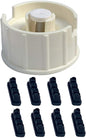 Automatic Dog Cat Feeder and Water Dispenser Gravity Food Feeder and Waterer Set by Kacoomi