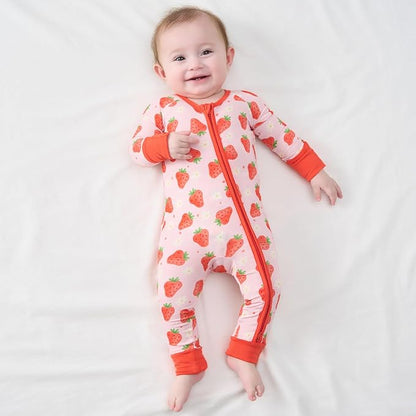 pureborn Baby Infant Boys Girls Sleeper Snug Fit Viscose from Bamboo Pajamas - Image 2