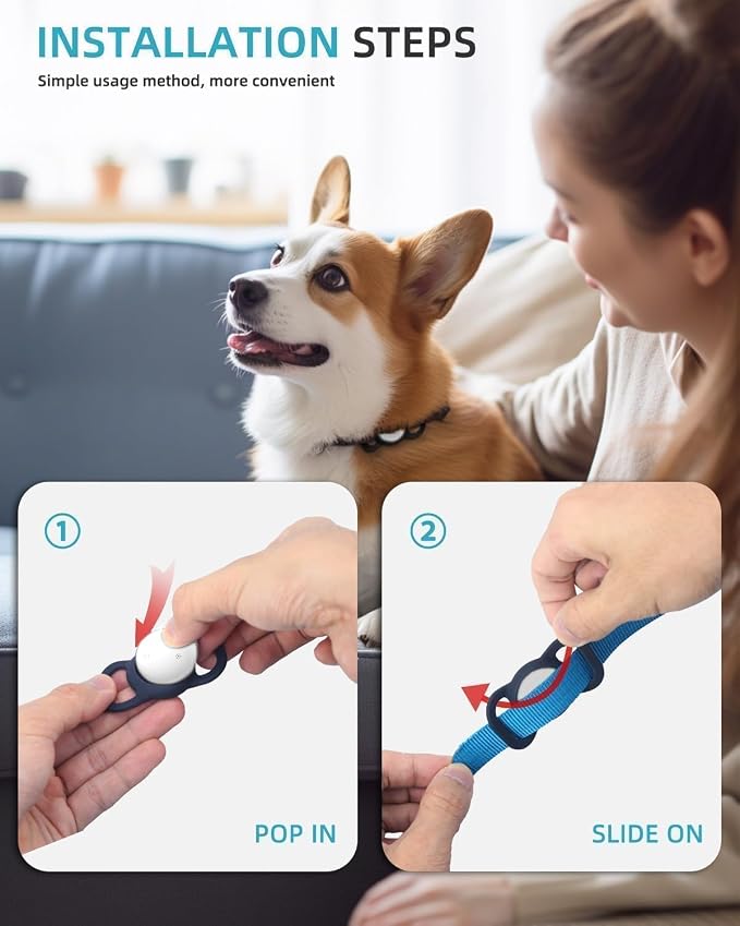 GPS Tracker for Dog, Mini GPS Cat Tracker, Smart Pet Activity Tracker, No - Image 3