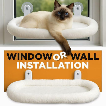 Cat Window Perch – Strong 6 Suction Cup Foldable Cat Hammock Bed - Image 7