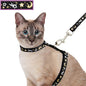 Cat Harness and Leash Set for Outdoor Walking Escape Proof Adjustable Soft by Barleygoo